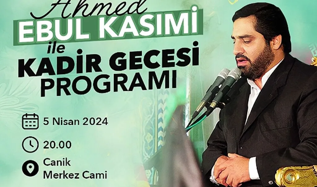 Ünlü Hafız Kasımi Canik'e Geliyor