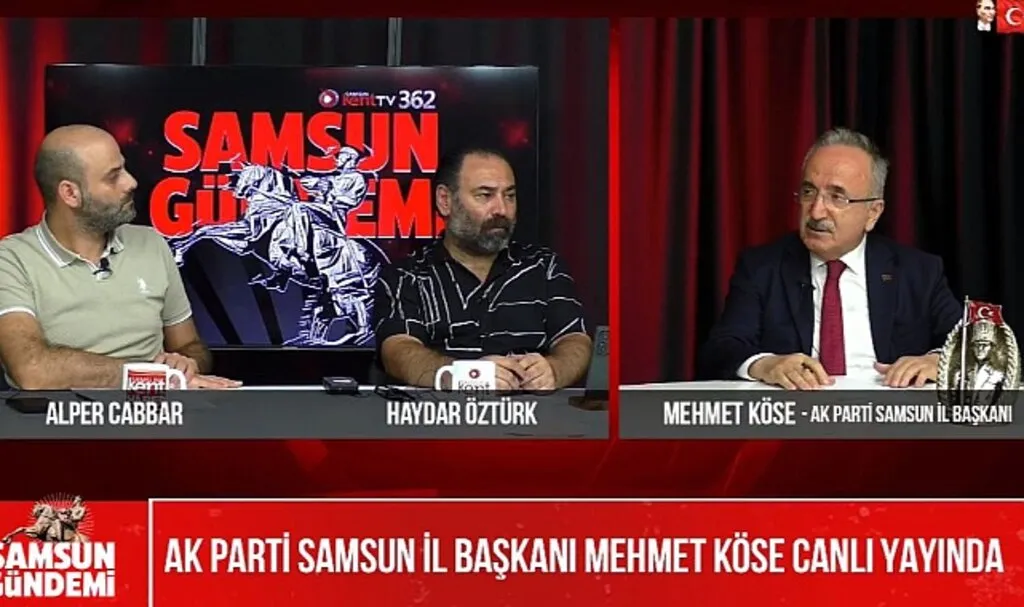 Samsun Gündemi'nde AK Parti İl Başkanı Mehmet Köse Genel-Yerel Seçimler Sonuçlarını Değerlendirdi