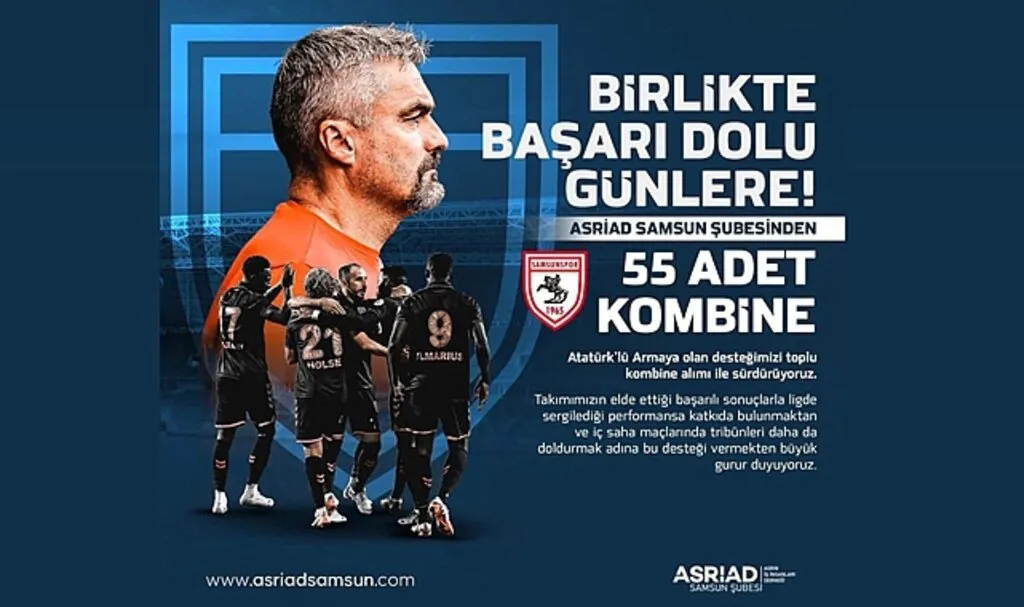 ASRİAD Samsun'dan 55 Kombine Desteği