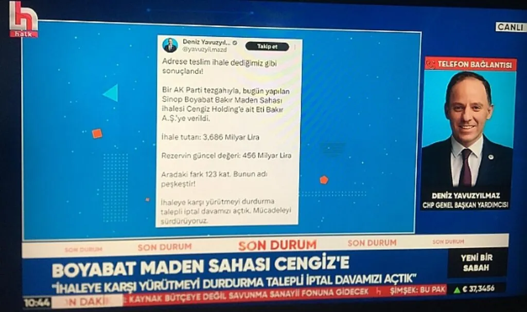 Cengiz Holding, Boyabat Maden Sahası İhalesini Kazandı