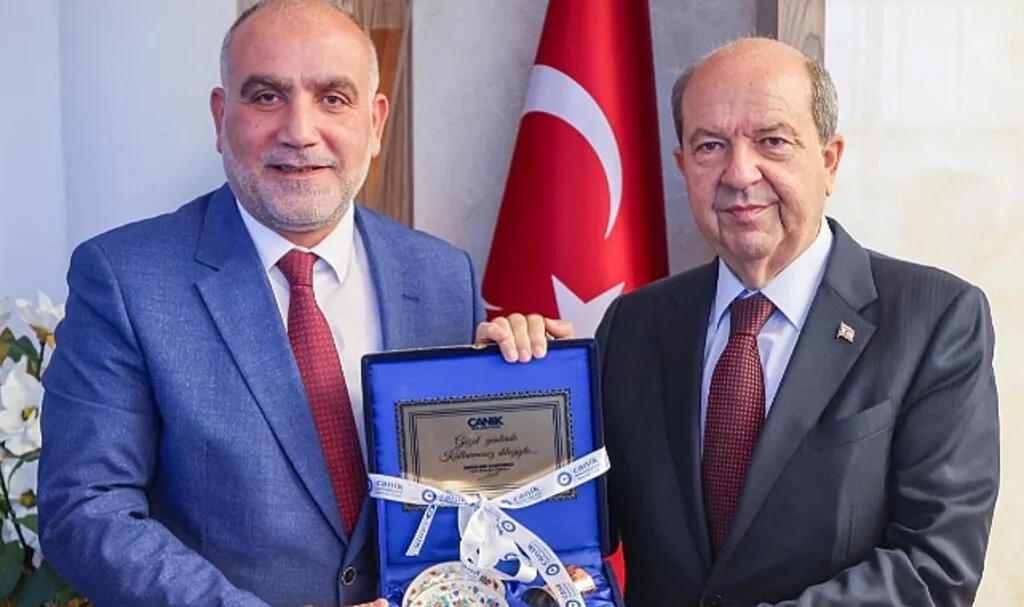 KKTC Cumhurbaşkanı Ersin Tatar Canik'te