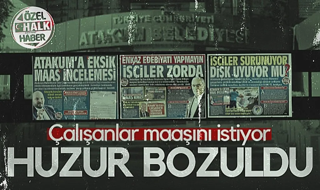 Atakum Belediyesi'nde Huzur Bozuldu Çalışanlar Maaşını İstiyor!