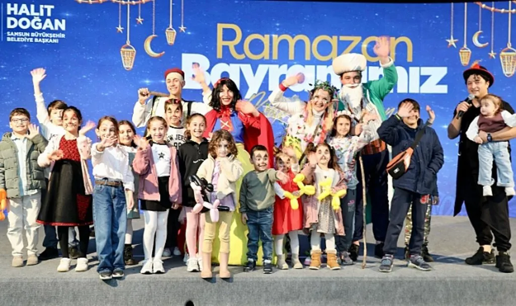 Samsun'da Çocuklar Bayramda Gönüllerince Eğlendi