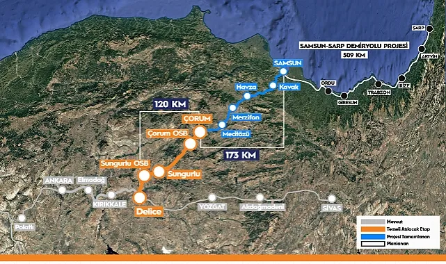 Ankara-Samsun Hızlı Tren Yılda 12 Milyon Yolcu Taşıyacak