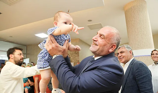 Canik'te Bebek Sahibi Olan Ailelere Destek
