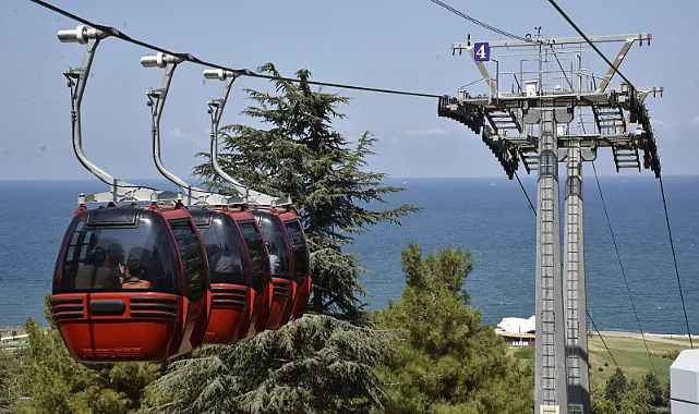 Amisos Teleferik Turistlerin İlgi Odağı