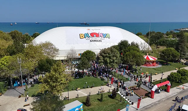 Balonya Çocukların Eğlence Merkezi Oldu