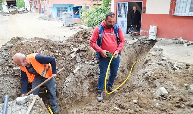 Canik'te Gaziosmanpaşa Mahallesi Doğalgaza Kavuşuyor