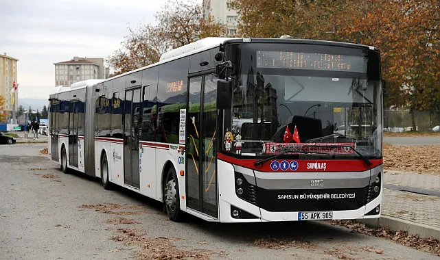 Samsun'da Toplu Taşıma Seferlerine Okul Düzenlemesi