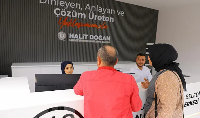 Bafra?da 153 Çözüm Merkezi Açıldı