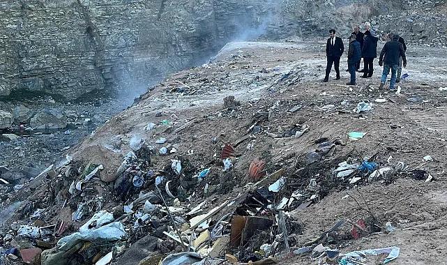 İlkadım'da Eski Taş Ocağı Çöplük Olmuş!