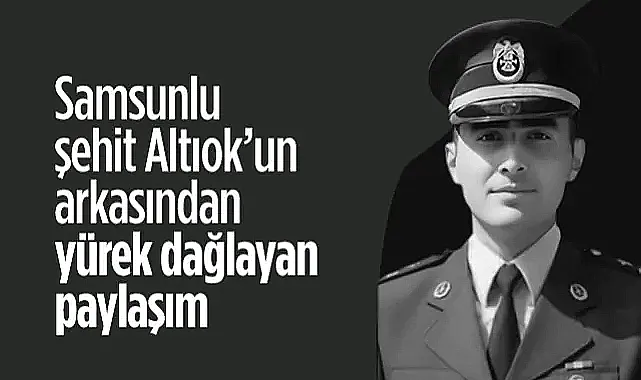 Samsunlu Şehidimiz Bebeğini Kucağına Alacaktı