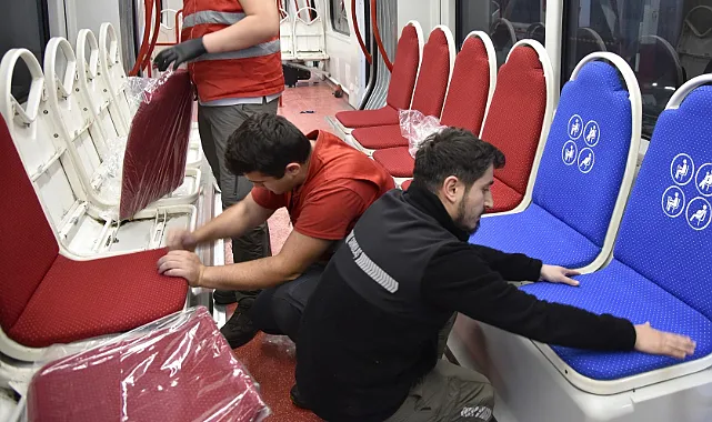 Tramvay Koltukları Yenileniyor