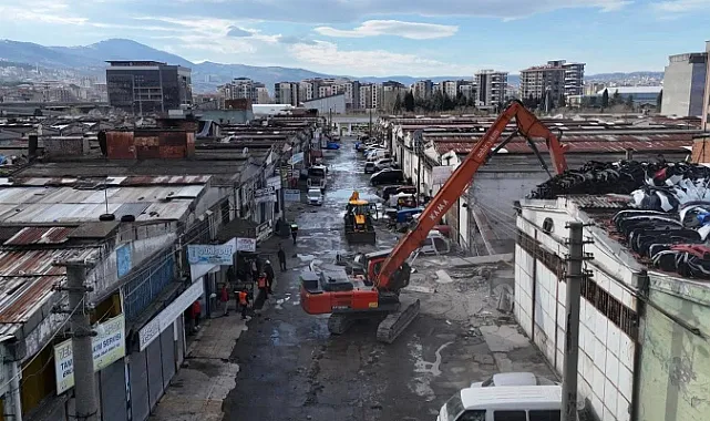 Gülsan Sanayi Sitesi'nde Yıkım Hızlandı