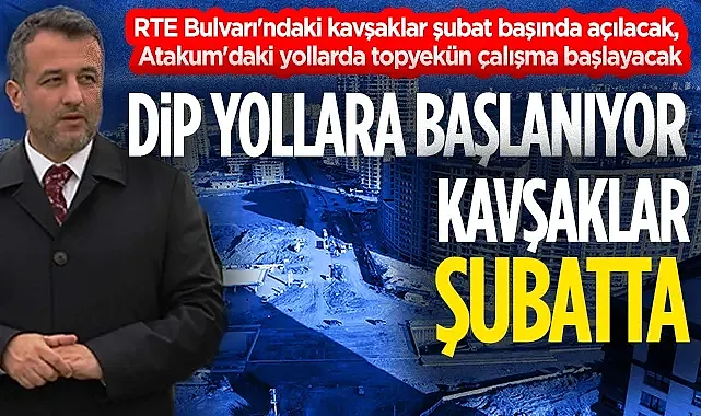 Samsun'da Yollara Başlanıyor Kavşaklar Şubat'ta