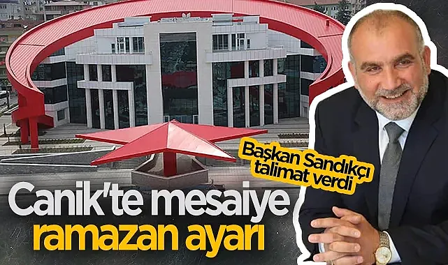 Canik Belediye Başkanı İbrahim Sandıkçı Kadın Personele Ramazan Mesaisi Düzenlemesi Yaptı