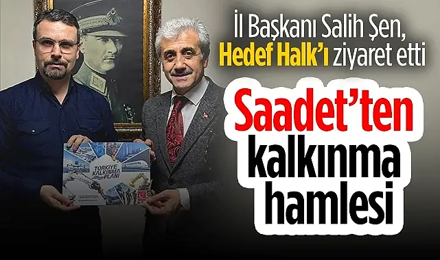 Saadet Partisi Samsun İl Başkanı Salih Şen Kalkınma Planını Açıkladı