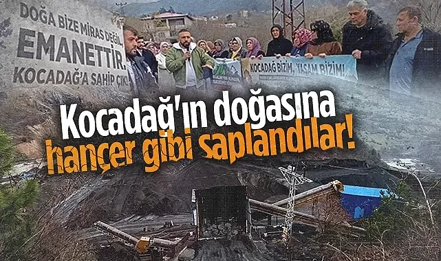 Atakum Kocadağ'da Taş Ocağı İsyanı: Kocadağ'ın Doğasına Hançer Gibi Saplandılar!