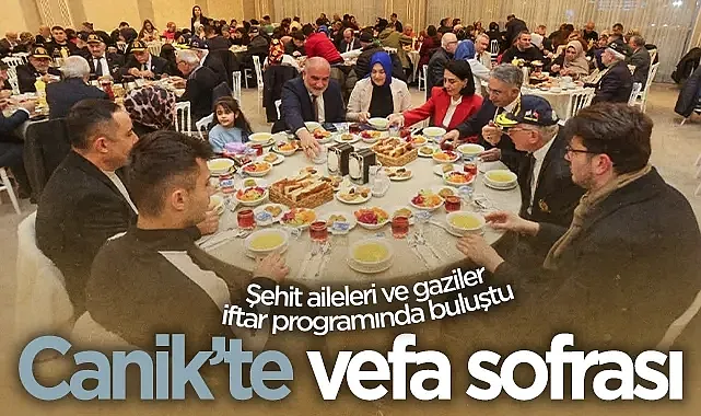 Başkan İbrahim Sandıkçı Şehit Yakınları Ve Gazilerle İftarda Buluştu