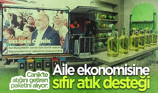 Canik Belediyesi Sıfır Atık Marketi İle Atıklar Kazanca Dönüşüyor