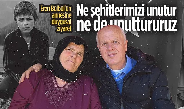Samsunlu Şehit Abisinden Ayşe Anneye Anlamlı Ziyaret: Acımız İlk Gün Başladı