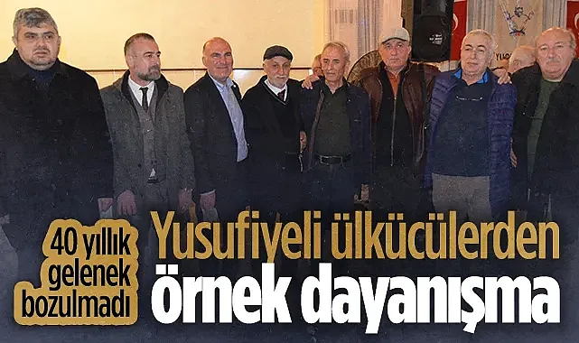 Yusufiyeli Ülkücüler Samsun?da 40. Geleneksel İftarda Buluştu
