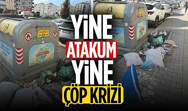 Atakum'da Yine Çöp Krizi! Belediyeye Birkaç Adım Uzaklıkta...