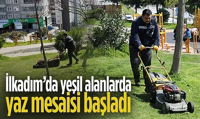 İlkadım Belediyesi?nden Park Ve Bahçelerde Bakım Çalışması