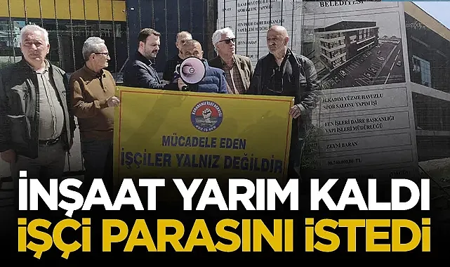 İlkadım Spor Kompleksi İnşaatı Durdu: İşçiler 6 Aydır Maaş Alamıyor