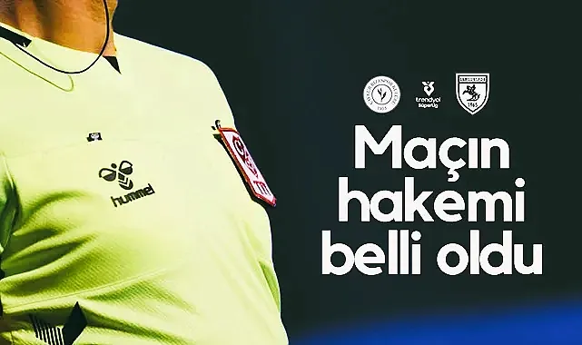 Rizespor-Samsunspor Maçının Hakem Kadrosu Belli Oldu
