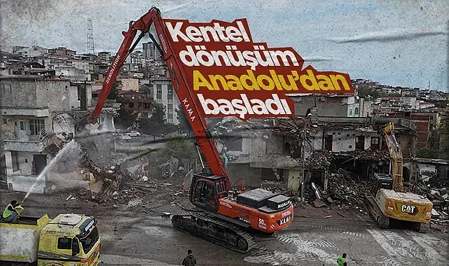 Samsun'da Kentsel Dönüşüm Anadolu Mahallesi'nden Başladı