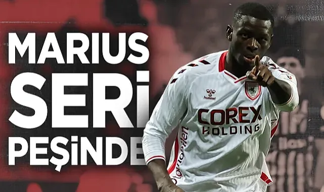 Samsunspor'un Yıldızı Marius Seri Peşinde