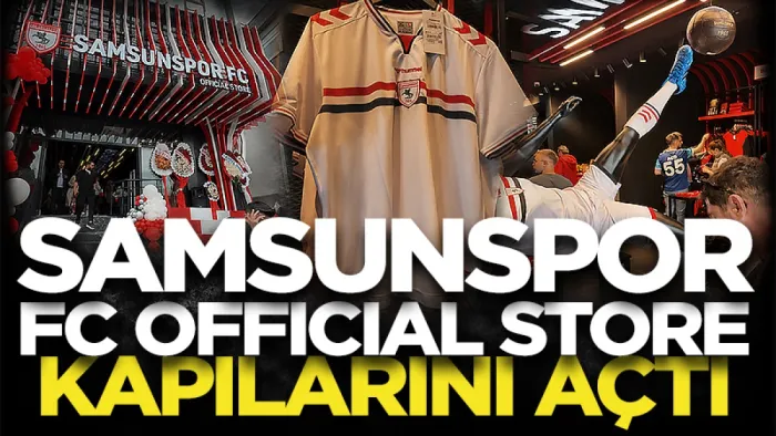 Atakum'da Samsunspor coşkusu! "FC Official Store" kapılarını açtı