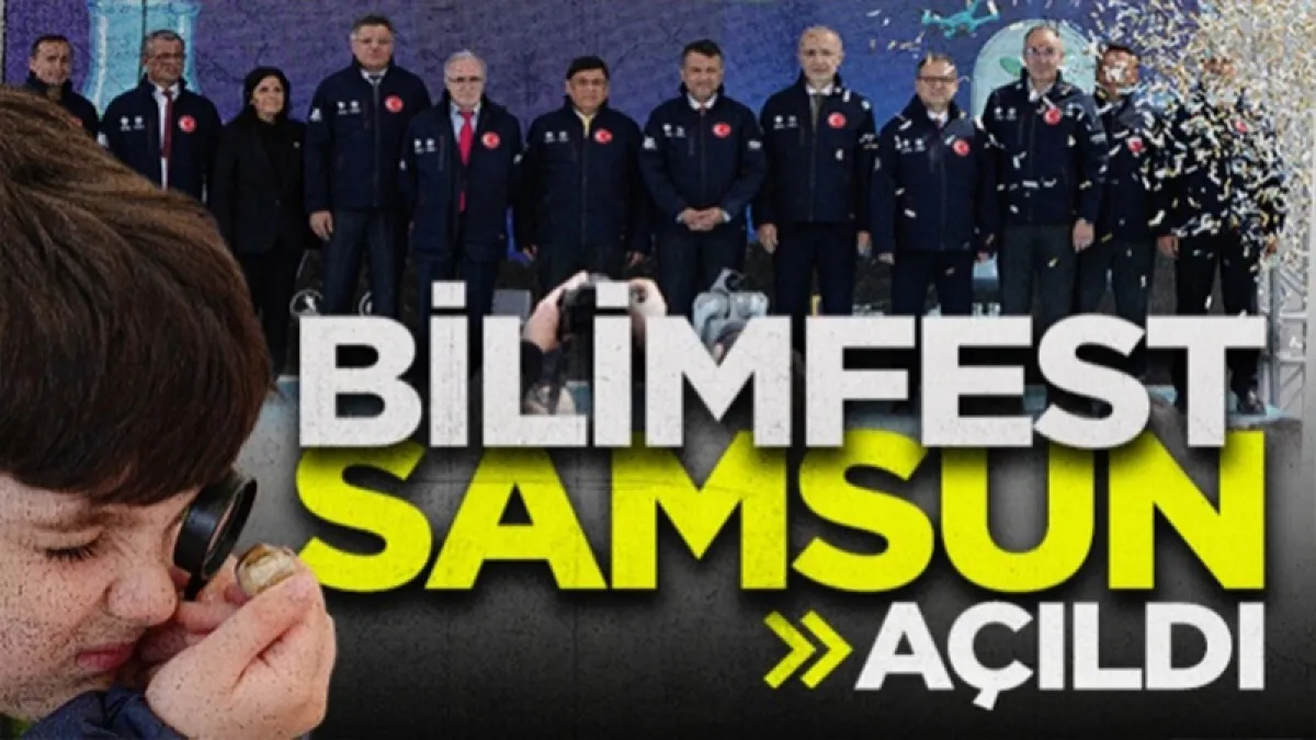 BİLİMFEST Samsun Açıldı: Halit Doğan'dan Gençlere Teknoloji Vizyonu