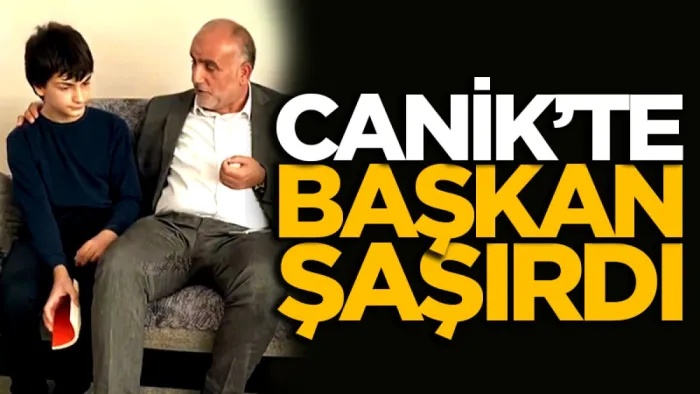 Canik Belediye Başkanı İbrahim Sandıkçı gençlerin projeleri karşısında şaşırdı