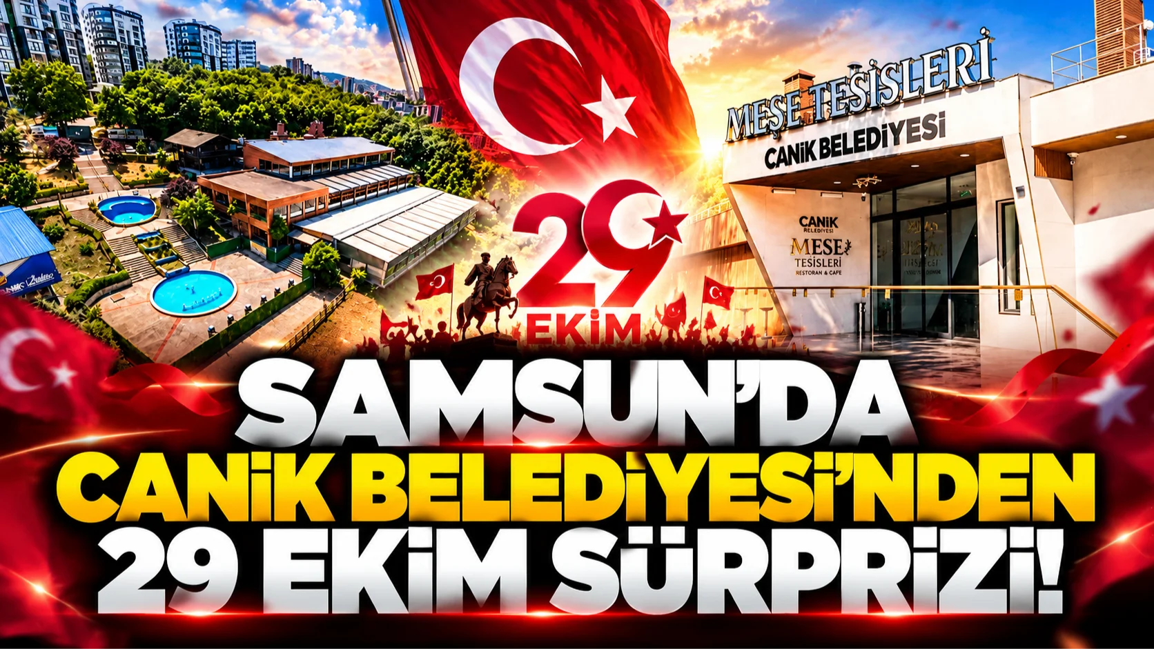 Canik Belediyesi'nden 29 Ekim sürprizi! 3 gün boyunca yüzde 10 indirim