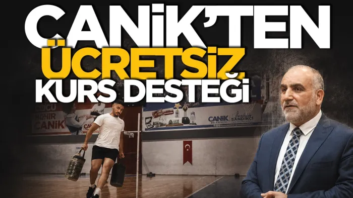 Canik Belediyesi'nden gençlere ücretsiz kurs desteği