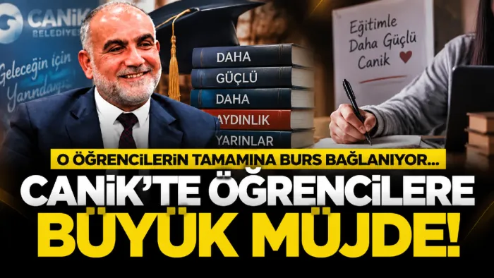 Canik’te öğrencilere burs ve kırtasiye desteği