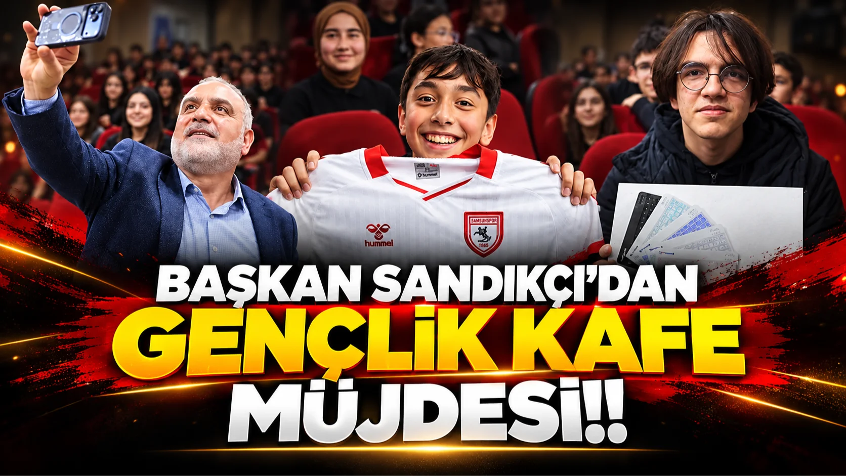 Canik'te öğrencilere yeni buluşma noktası! Gençlik kafe geliyor