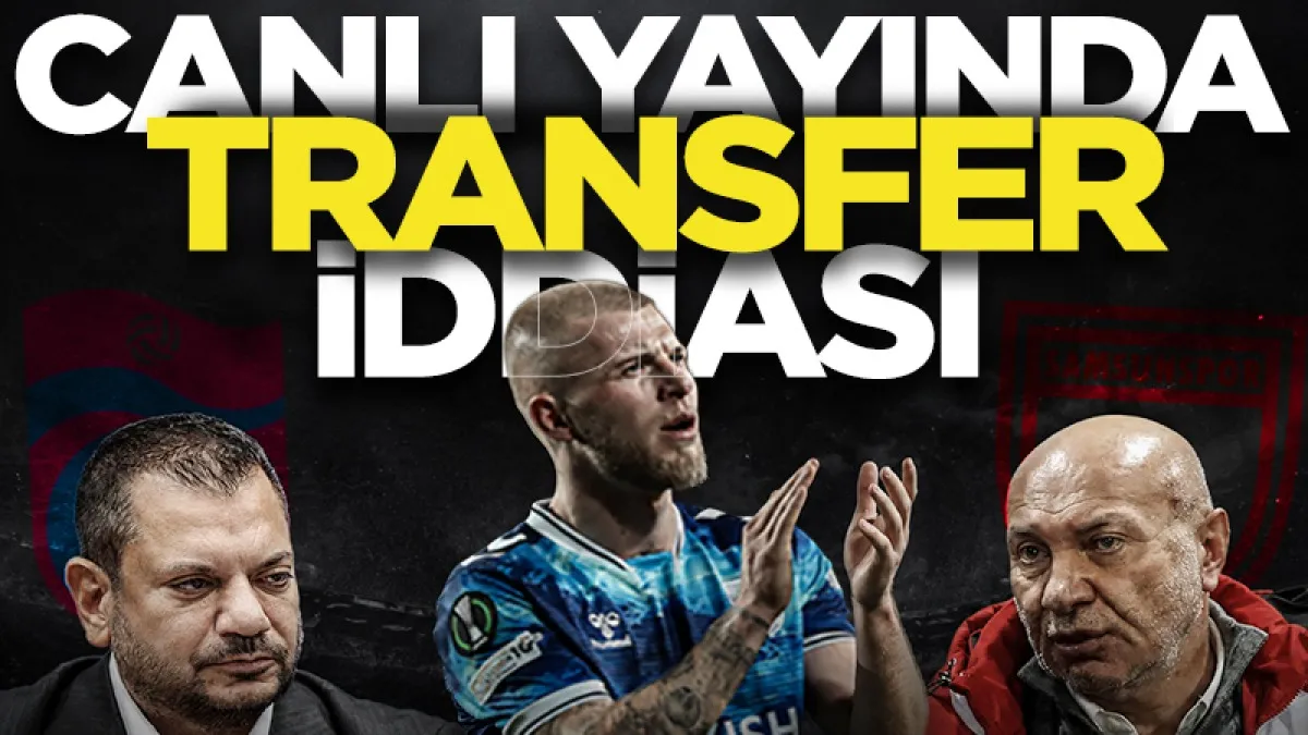 Canlı yayında transfer iddiası! Trabzonspor ve Samsunspor Drongelen için masada...