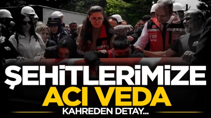 Çorlu'da şehit polisler son yolculuğuna uğurlandı!