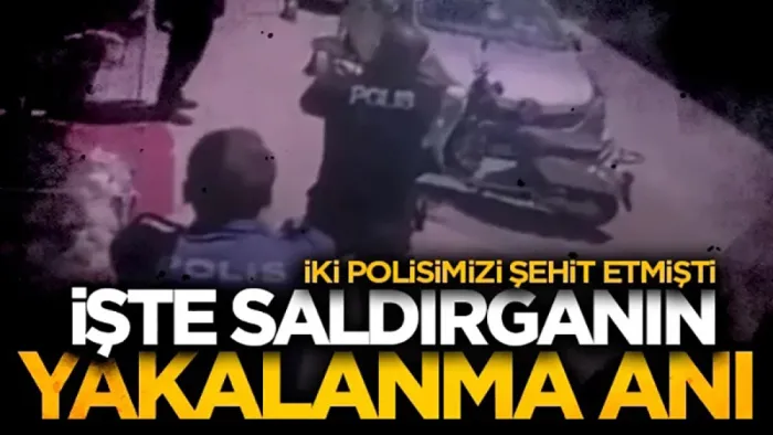Çorlu'daki saldırıda yeni gelişme: Polisi şehit eden saldırganın yakalanma anı ortaya çıktı