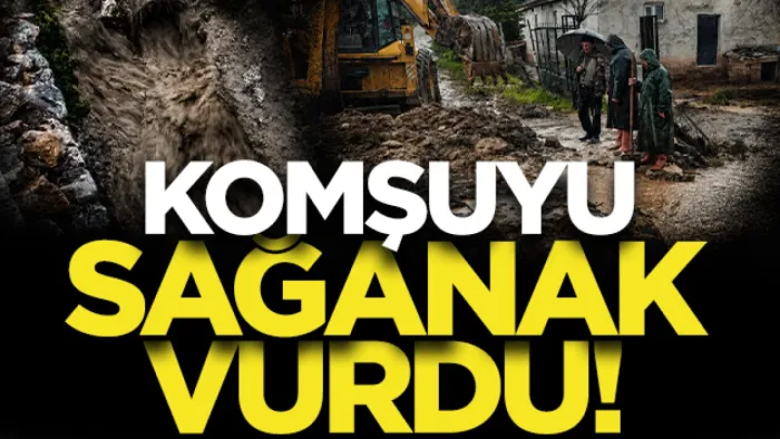 Çorum'da sağanak kabusu: Dereler taştı, 5 köyü sel vurdu