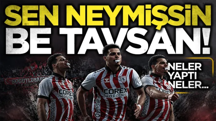 Elayis Tavsan dün oynanan Göztepe karşılaşmasında izleyenleri adeta mest etti