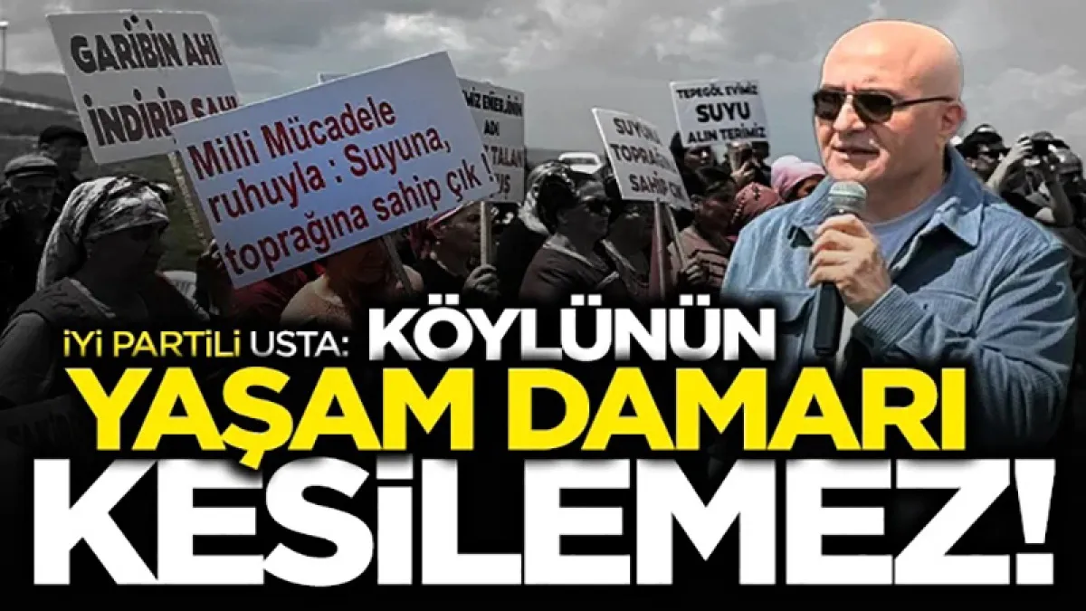 Erhan Usta'dan mera alanı için sert tepki: "Köylünün yaşam damarı kesilemez!"