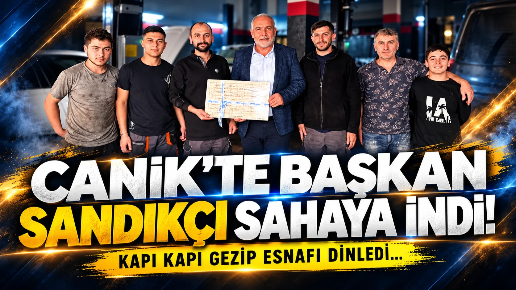 İbrahim Sandıkçı'dan Canik esnafına ziyaret: Talepleri dinledi