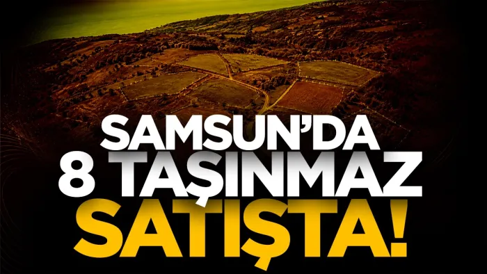 Kavak’ta Hazineye ait 8 taşınmaz satışa çıkarıldı