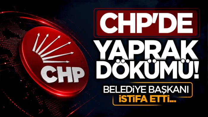 Kılıçdaroğlu sonrası CHP'de ilk istifa