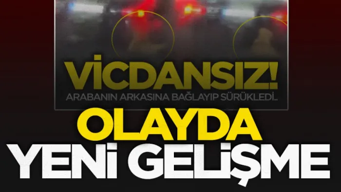 Köpeği araca bağlayarak sürüklediği iddia edilen sürücü gözaltına alındı