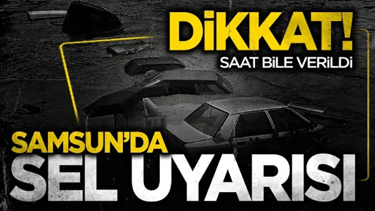 Meteoroloji'den Samsun dahil 5 bölgeye kuvvetli yağış uyarısı!